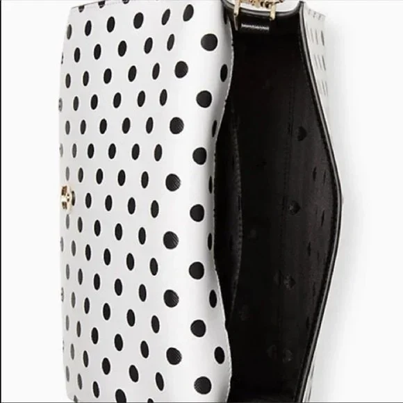 Kate Spade New York Polka Dot Crossbody Black / White